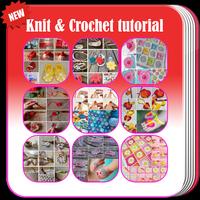 Knit and Crochet tutorial poster