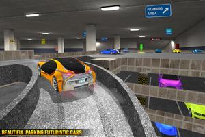 US Futuristic Car Parking: Free Parking Games capture d'écran 1