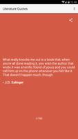 برنامه‌نما Literature Quotes عکس از صفحه