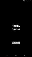 Reality Quotes plakat