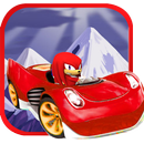 Knuckles red sonic racing game APK