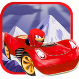 Knuckles red sonic racing game icône