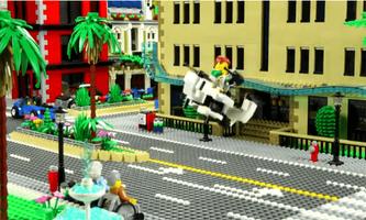 Xujo LEGO Drone City الملصق