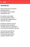 2 Schermata Gökhan Türkmen Sarkı Sözleri