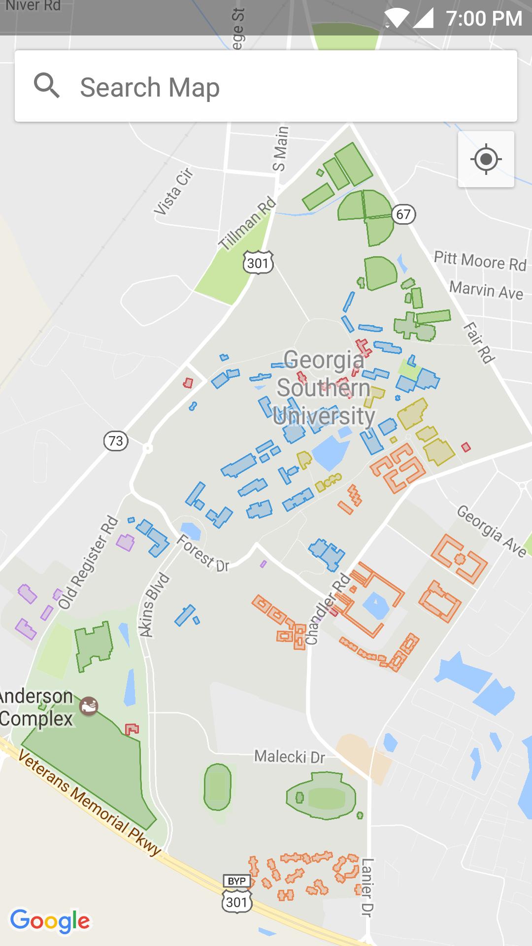 georgia southern university campus map Georgia Southern Campus Map For Android Apk Download georgia southern university campus map