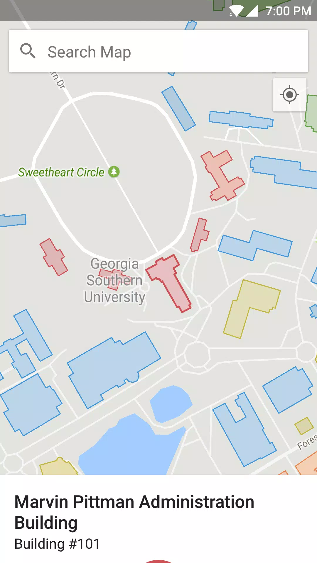 Ga Southern Campus Map Georgia Southern Campus Map For Android - Apk Download