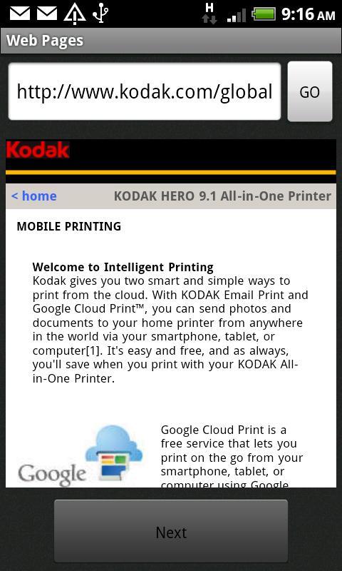 kodak document print app