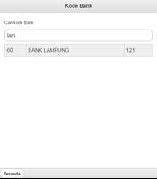 Kode Bank ATM Bersama capture d'écran 1