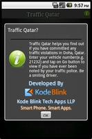 Traffic Qatar capture d'écran 1
