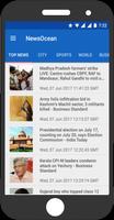 NewsOcean : India News App captura de pantalla 1