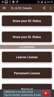 Driving License Check DL RC Affiche