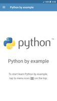 Learn Python by code examples Affiche