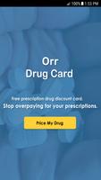 Orr Drug Card Affiche