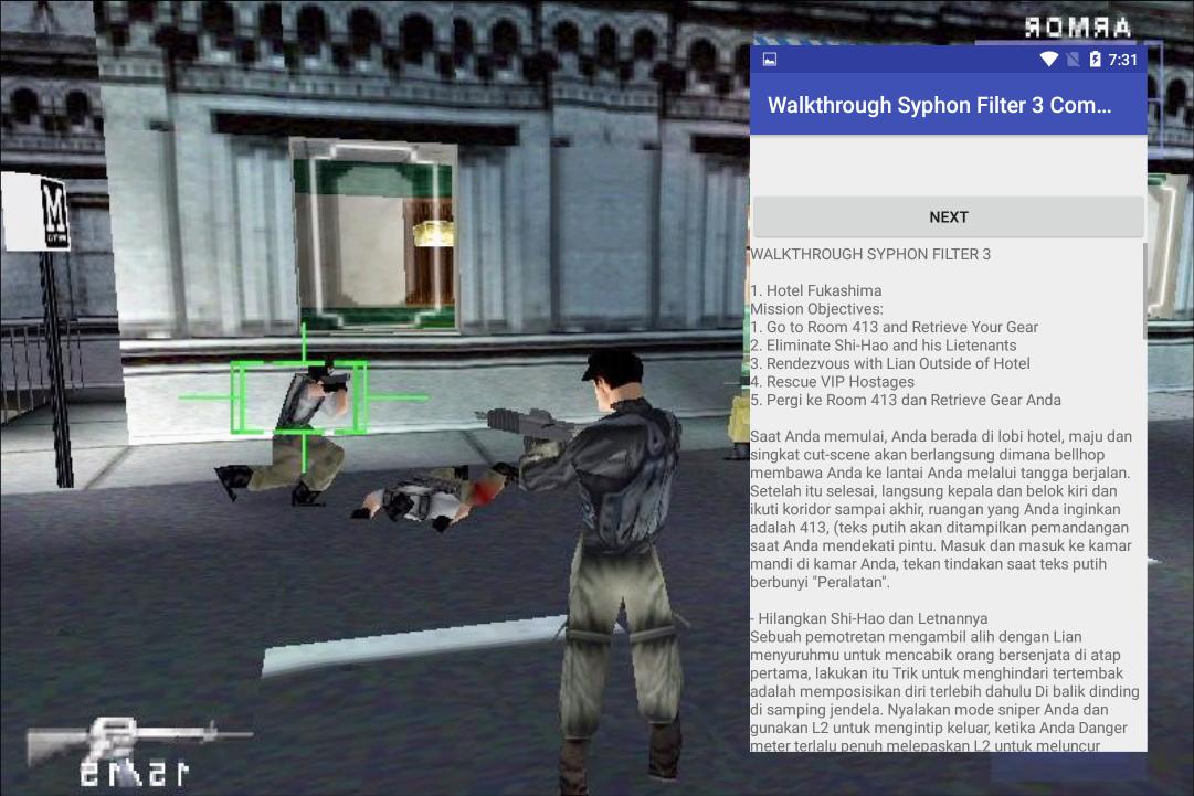 Walkthrough Syphon Filter 3 Complete For Android Apk Download