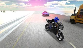 Desert Traffic Racer Motorbike capture d'écran 1