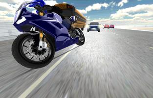 Desert Traffic Racer Motorbike capture d'écran 2