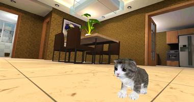 Gatito Gato Simulador Craft 3D captura de pantalla 1