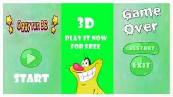 Oggy run 3D syot layar 1