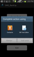 SMS back  up and Restore. capture d'écran 2