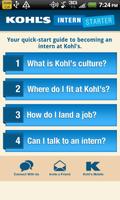 Kohl's Intern Starter App پوسٹر