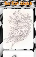 Sketsa Ikan Koi poster