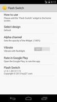 Flash Switch (Widget) capture d'écran 1