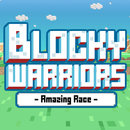 Blocky Warriors : Amazing Race APK
