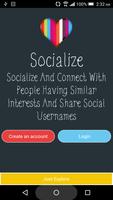 Socialize poster
