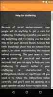 Natural Cures for Stuttering screenshot 2