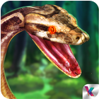 Wild Anaconda Snake Attack 3D Zeichen