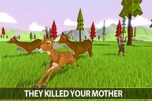 Poster Deer Simulator Fantasy Jungle