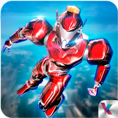 Flying Iron Hero Crime Avenger  icon