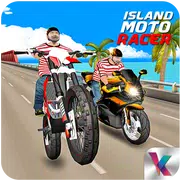 Piloto da bicicleta 3d de ilha