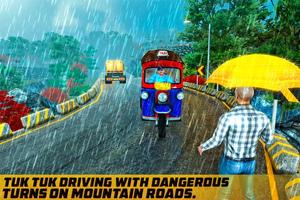 پوستر Taxi Games: Offroad Tuk Tuk Rickshaw Driving