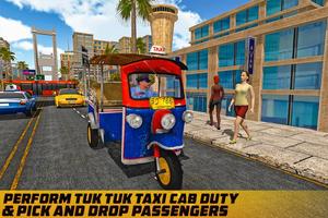 Taxi Games: Offroad Tuk Tuk Rickshaw Driving скриншот 2