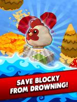 Blocky Bluff Poster