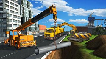 Heavy Crane Excavator Simulator 3D screenshot 2