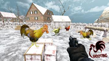 Chicken Shooter Game Shooting Affiche
