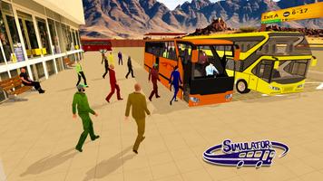 Coach Bus Simulator Driving 3 الملصق