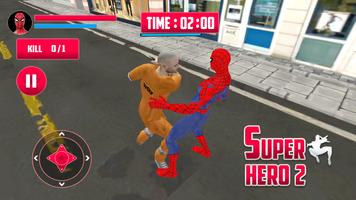 Super Spider Hero Amazing Spider Super Hero Time 2 imagem de tela 3