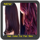 Kolor włosów dla jasnej skóry aplikacja