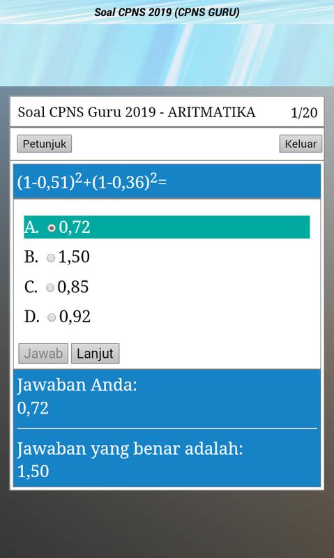  Soal  CPNS  GURU 2019  CPNS  Offline for Android APK Download