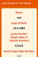 Lucky Number for Your Vehicle تصوير الشاشة 1