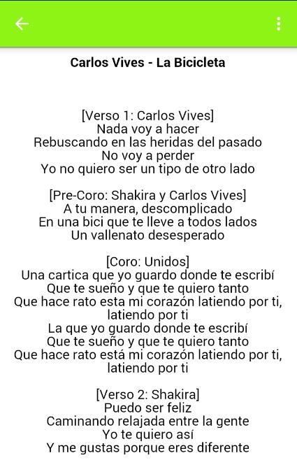 Carlos Vives Musica - Pescaíto Letras for Android - APK Download