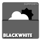BlackWhite weather komponent icono