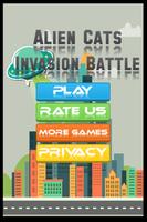 Alien Cats Invasion Battle plakat