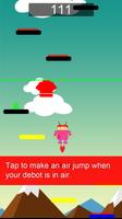 Debots crazy jump: a jump game imagem de tela 1