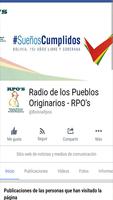 Rpos Bolivia. Radio de pueblos originarios اسکرین شاٹ 1