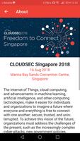 CLOUDSEC Singapore 2018 capture d'écran 2