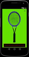 Tennis Racket Simulator Affiche